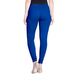 Printdoo churidar ruby style cotton leggings for womens - blue color