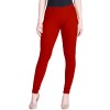 Printdoot churidar ruby style cotton leggings for womens - Maroon color